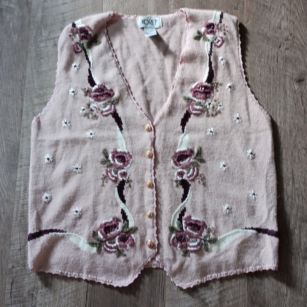 Pink Koret Medium Sweater Vest
